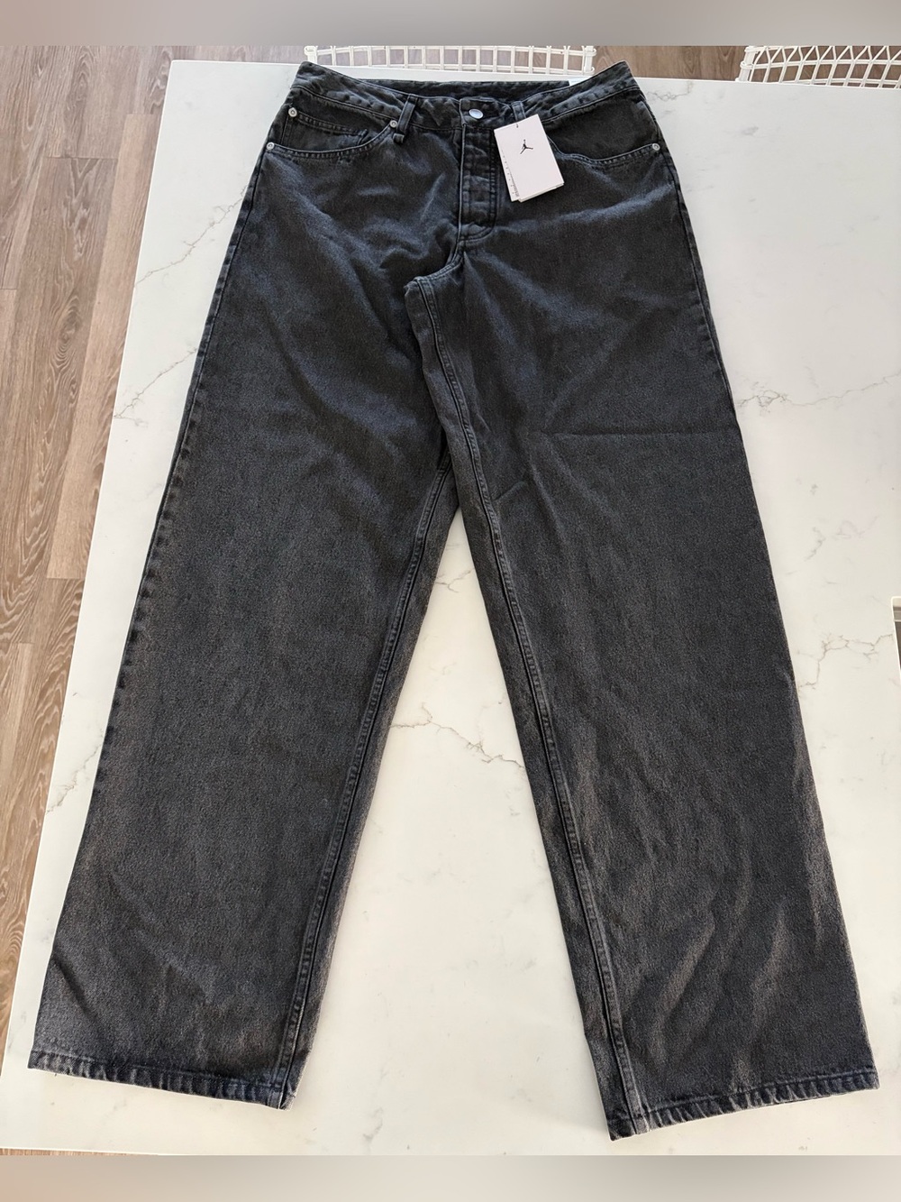 Nike Air Jordan Denim Black Jeans Mens Size 32